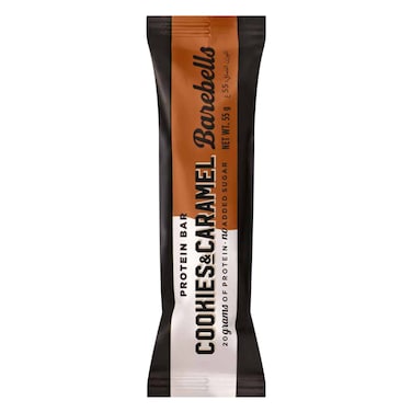 Barebells Cookies &amp; Caramel Protein Bar, 55g