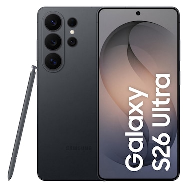 Samsung Galaxy S26 Ultra, 256GB Internal Memory, 12GB RAM, Black + With Free 20,000 mAh Power Bank