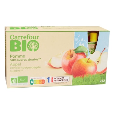 Carrefour Bio No Added Sugar Fruit Snack, 90 g