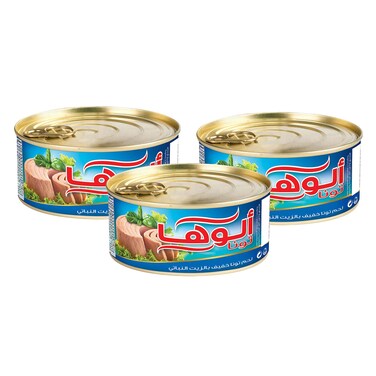 Aloha Light Meat Tuna In Vegetable Oil Promo Pack, 185g x3
