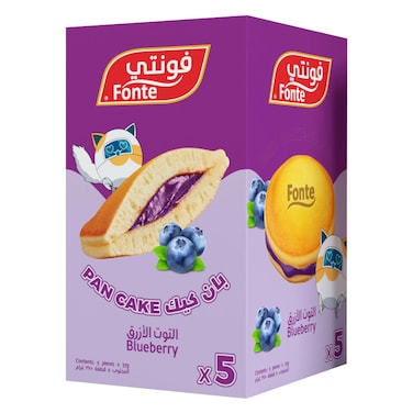 فونتي بان كيك بالتوت الأزرق، 37 جرام ×5