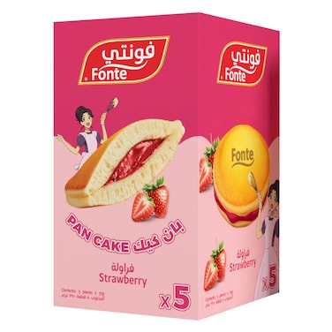 فونتي بان كيك بالفراولة، 37 جرام ×5