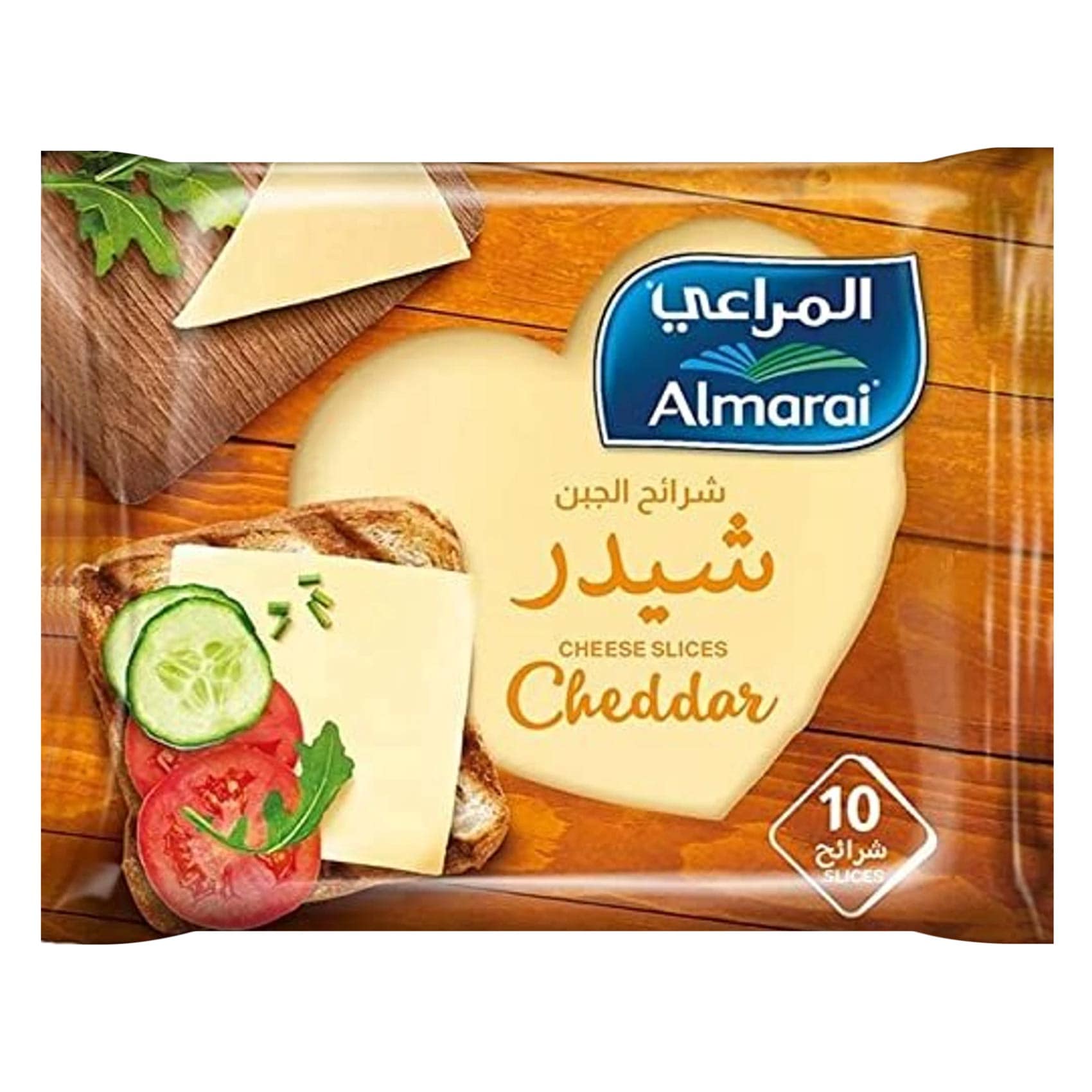 المراعي شرائح جبنة شيدر، 200 جرام، 8+2 مجاناً