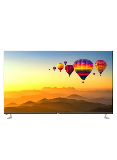 تلفزيون ذكي 75 بوصة، 4K UHD، نظام تشغيل WebOS، تصميم بدون إطار مع جهاز تحكم عن بعد، أسود