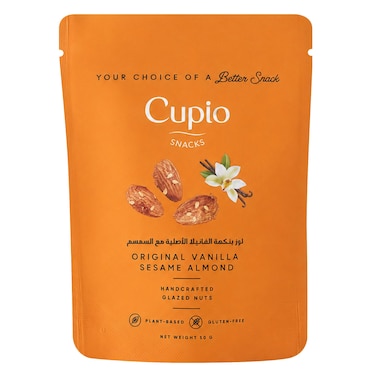 Cupio Original Vanilla Sesame Almond, 50g