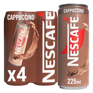 NESCAFE RTD CAPPUCCINO 225ML X 4