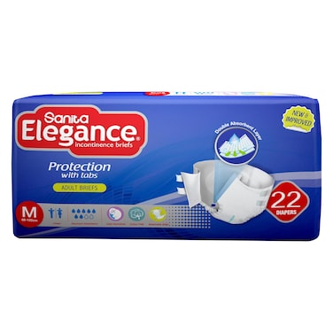 Sanita Elegance Adult Diapers Medium 22pcs