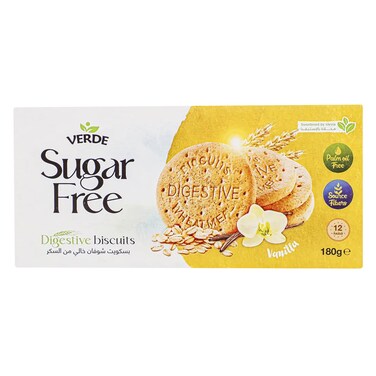 Verde - Sugar Free Vanilla Digestive Biscuit 180g