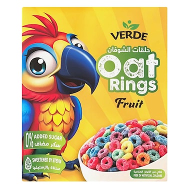 Verde - Sugar Free Oats Rings Fruit 250g