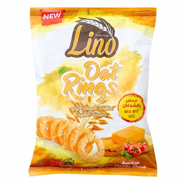 Lino - Cheese Flavored Oat Rings 60g
