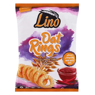 Lino - Chili Lime Flavored Oat Rings 60g