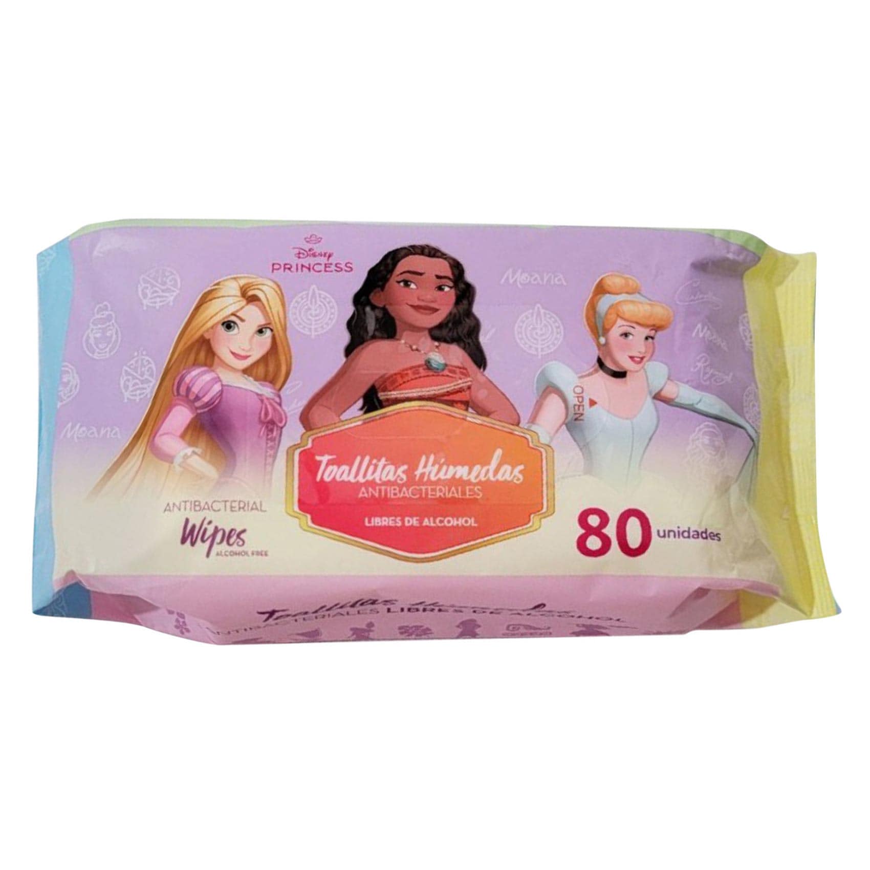 ديزني برنسيس مناديل مبللة للأطفال 80 منديل