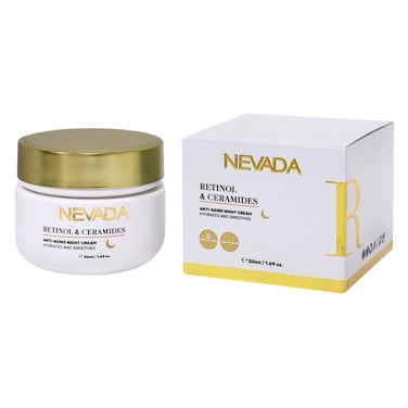 Nevada Night Facial Cream &ndash; Rose &amp; Collagen &ndash; 50 ml