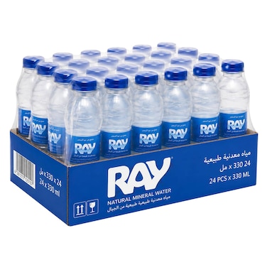 Ray Natural Mineral Water 330ml x24