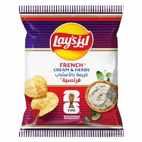 Lay's FIFA World Cup 2026 French Cream & Herbs Potato Chips 45 g
