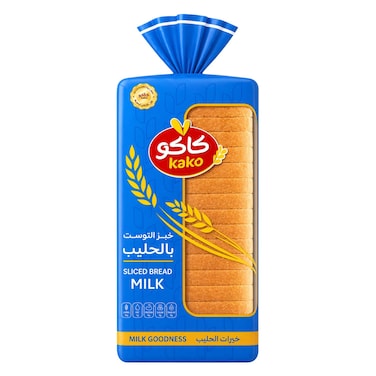 كاكو خبز توست حليب شرائح، 600 جرام