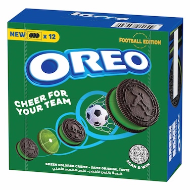Oreo Green Cream Biscuits, 35.5g x12