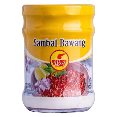 ULEG - Sambal Bawang, Hot Pepper Paste With Onion &amp; Garlic 190g