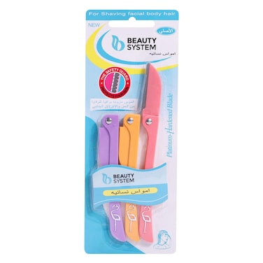Beauty System Razors, 3 Pieces