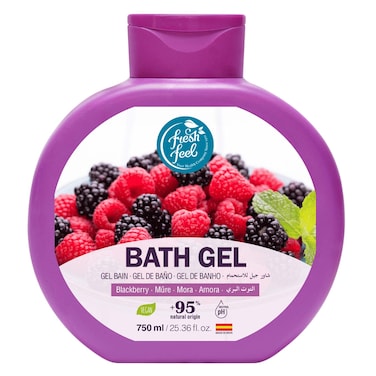 Fresh Feel - Shower Gel Blackberry, 750ml