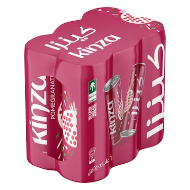 KINZA - Pomegranate Soft Drink 250ml x6
