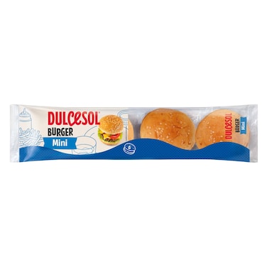 Dulcesol Mini Burger Buns, 8 Pieces, 190g
