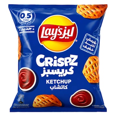 ليز كريسبز – رقائق بطاطس بنكهة الكاتشب – 12 جرام