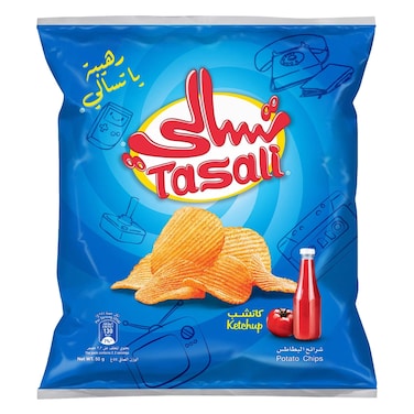 Tasali Potato Chips &ndash; Ketchup Flavor &ndash; 55 g