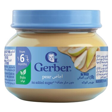 Gerber Pear Baby Food &ndash; 80 g