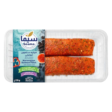 سيما فيليه سلمون بالفلفل الحلو، 220 جرام