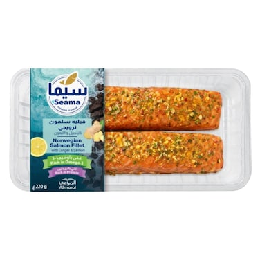 سيما - فيليه سلمون بالزنجبيل الحلو والليمون 220 جرام
