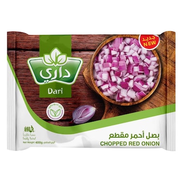 داري - بصل أحمر مقطع 400 جرام