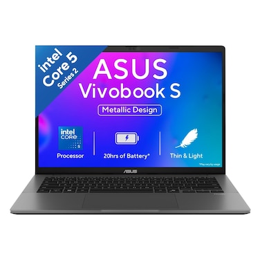 ASUS - Vivobook S 14" WUXGA Laptop, 1920 x 1200, Aluminum, S3407VA-LY103W, Intel Core 5 210H Processor, 8 Cores, 16GB DDR5 RAM, 512GB M.2 NVMe