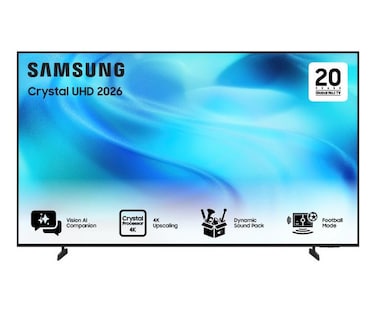 سامسونج شاشة كريستال يو اتش دي مقاس 85 بوصة، بدقة 4K، مدعومة بالذكاء الاصطناعي (UA85U8000HUXSA)