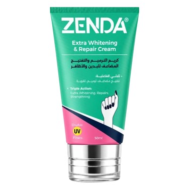 Zenda Extra Whitening &amp; Repair Hand &amp; Nail Cream 50ml
