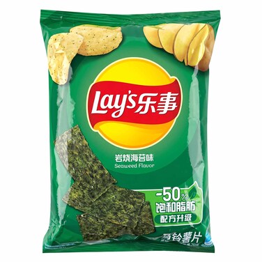 Lay's Potato Chips Seaweed Flavor, 70g