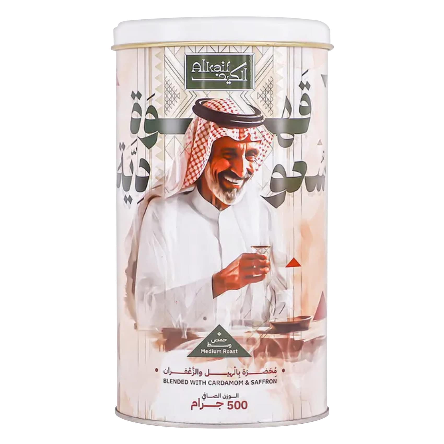 الكيف قهوة سعودية تحميص متوسط، 500 جرام