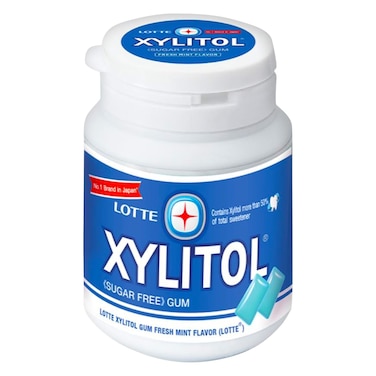Lotte Xylitol Fresh Mint Sugar Free Gum 58g