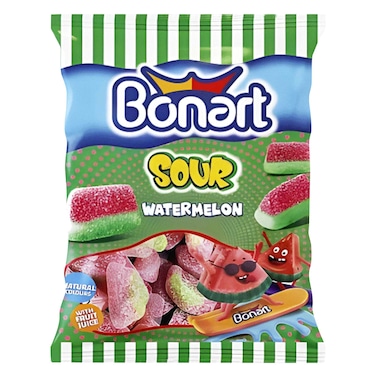 Bonart Sour Watermelon Gummy 80g