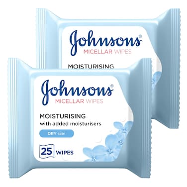 Johnson's Moist Wipes 25 Sheets (1+1 Free)
