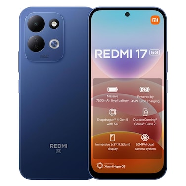 شاومي ريدمي 17 – 256 جيجابايت – ذاكرة RAM سعة 6 جيجابايت – 5G – أزرق
