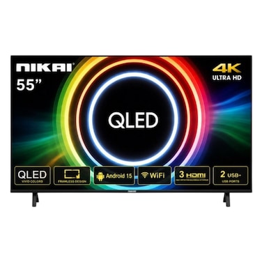 نيكاي – تلفزيون ذكي QLED – 55 بوصة