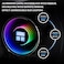 مبرد Thermalright Assassin Spirit 120 Vision ARGB أبيض، مع غطاء علوي أبيض، مبرد هوائي لوحدة المعالجة المركزية، تبريد الكمبيوتر، شاشة IPS LCD بدقة 240 × 240 بكسل، قابلة للتعديل، مقاس 1.54 بوصة