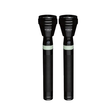 مجموعة مصابيح يدوية قابلة لإعادة الشحن 2 في 1 من ستارلايت، 7 وات، CREE LED، 750 لومن، مدى 1500 متر، SL-FL310