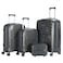 مجموعة حقائب سفر VIPTOUR مكونة من 4 قطع من حقيبة سفر ناعمة من البولي بروبيلين بسحاب قوي 14/20/24/28 بوصة
