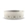 Tarhong Medallion Paw Print Pet Bowl, Natural, Large, 8.5" x 8.5" x 2.6