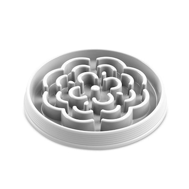 Tarhong Slow Chow Medallion Feeder Large, White