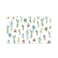 Tarhong Cactus Pet Placemat, 11.5" x 19" x .08
