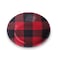 Tarhong Check Pet Saucer, 5.2" x 5.2" x 1.1