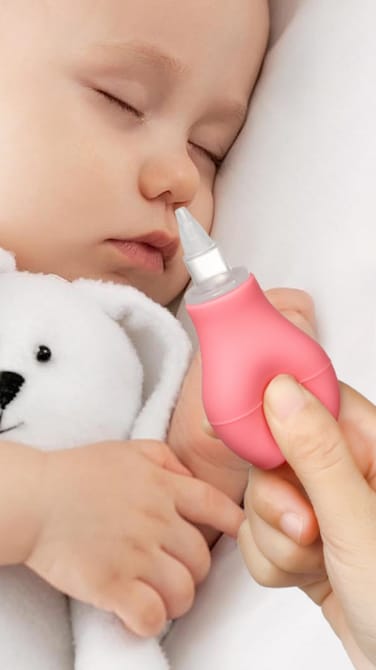 Baby Nasal Aspirators Nose Cleaner-Pink